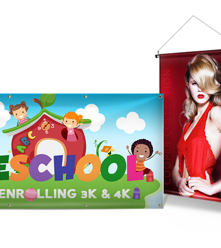 Hanging banner examples